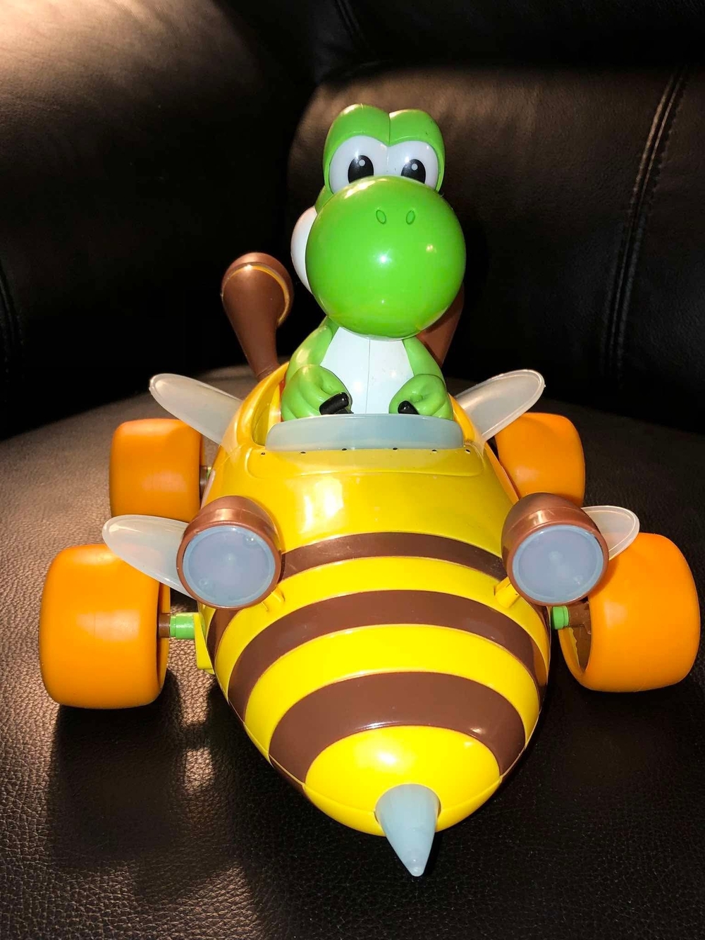 Nintendo Super Mario Bros Yoshi Bee-Themed RC Car Yellow Green Brown Orange